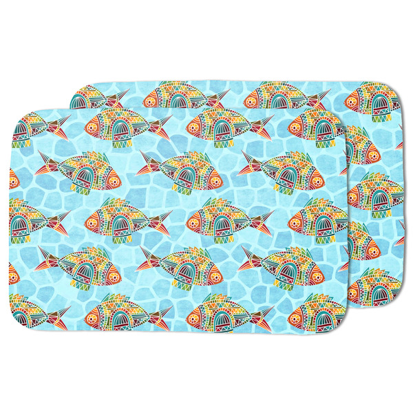 Mosaic Fish Drying Dish Mat - MAIN