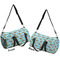 Mosaic Fish Duffle bag large front and back sides