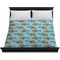 Mosaic Fish Duvet Cover - King - On Bed - No Prop