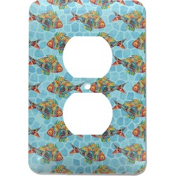 Mosaic Fish Electric Outlet Plate