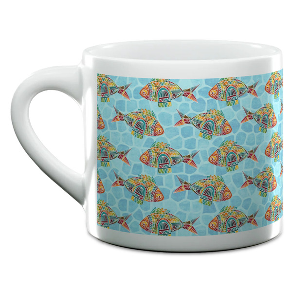 Mosaic Fish Espresso Cup - 6oz (Double Shot) (MAIN)