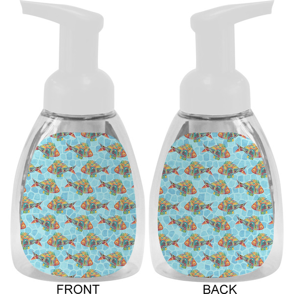 Mosaic Fish Foam Soap Bottle Approval - White