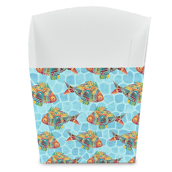 Custom Mosaic Fish French Fry Favor Boxes