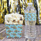 Mosaic Fish French Fry Favor Box - w/ Water Bottle