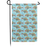 Mosaic Fish Small Garden Flag - Double Sided