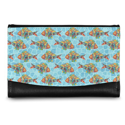 Mosaic Fish Genuine Leather Women's Wallet - Small