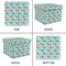 Mosaic Fish Gift Boxes with Lid - Canvas Wrapped - Medium - Approval