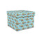Mosaic Fish Gift Boxes with Lid - Canvas Wrapped - Small - Front/Main