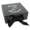 Mosaic Fish Gift Boxes with Magnetic Lid - Black - Front (angle)