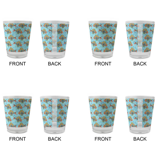 Mosaic Fish Glass Shot Glass - Standard - Set of 4 - APPROVAL