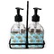 Mosaic Fish Glass Soap & Lotion Bottles