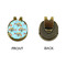 Mosaic Fish Golf Ball Hat Clip Marker - Apvl - GOLD