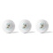 Mosaic Fish Golf Balls - Generic - Set of 3 - APPROVAL