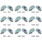 Mosaic Fish Golf Club Covers - APPROVAL (set of 9)
