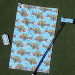Mosaic Fish Golf Towel Gift Set