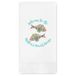 Mosaic Fish Guest Paper Towels - Full Color