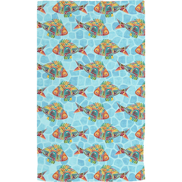 Colorful Fish Hand Towel (Personalized) Full