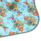 Mosaic Fish Hooded Baby Towel- Detail Corner