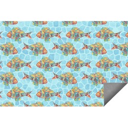 Mosaic Fish Indoor / Outdoor Rug - 3'x5'