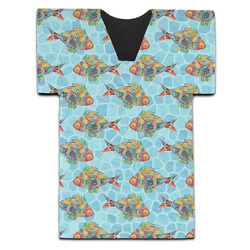 Mosaic Fish Jersey Bottle Cooler