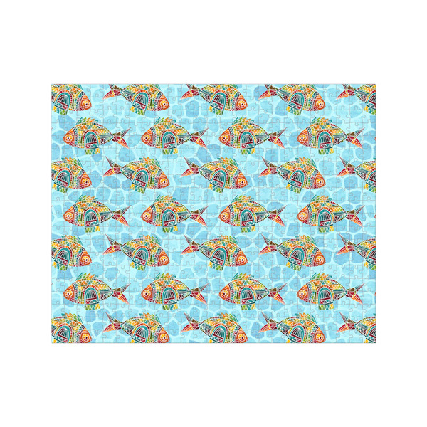 Custom Mosaic Fish 500 pc Jigsaw Puzzle
