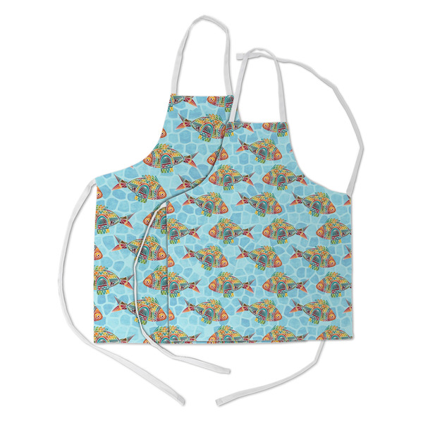 Mosaic Fish Kid's Aprons - Parent - Main