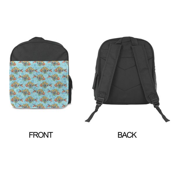 Mosaic Fish Kid's Backpack - Approval