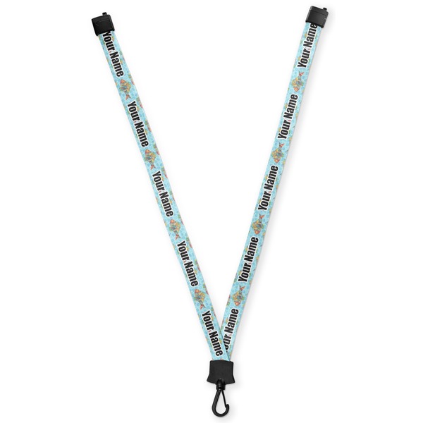 Custom Mosaic Fish Lanyard