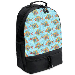 Mosaic Fish Backpacks - Black
