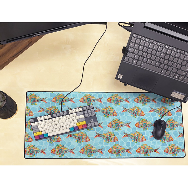 Mosaic Fish Large Gaming Mats - LIFESTYLE
