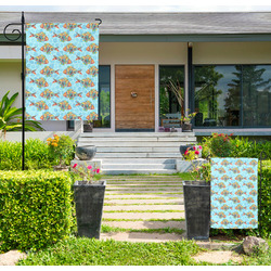 Mosaic Fish Large Garden Flag - Double Sided