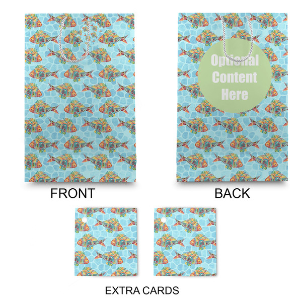 Mosaic Fish Large Gift Bag - Approval