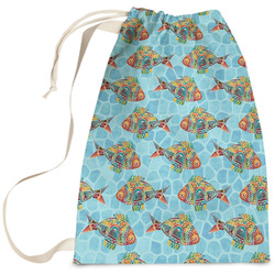 Mosaic Fish Laundry Bag
