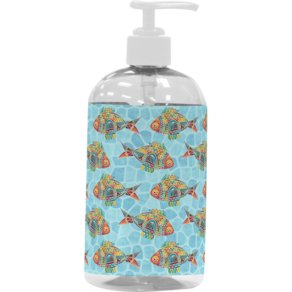 Mosaic Fish Large Liquid Dispenser (16 oz) - White