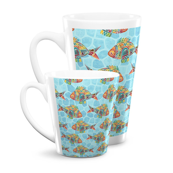 Mosaic Fish Latte Mugs Main