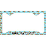 Mosaic Fish License Plate Frame - Style C