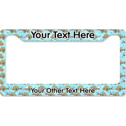 Mosaic Fish License Plate Frame - Style B