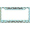 Mosaic Fish License Plate Frame Wide