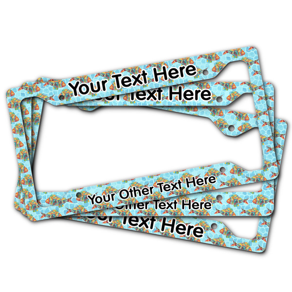 Mosaic Fish License Plate Frames - (PARENT MAIN)