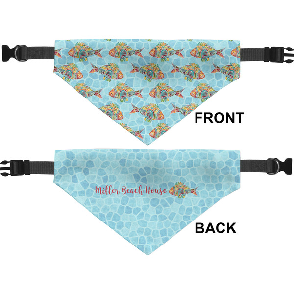 Mosaic Fish Medium Dog Bandana Approval