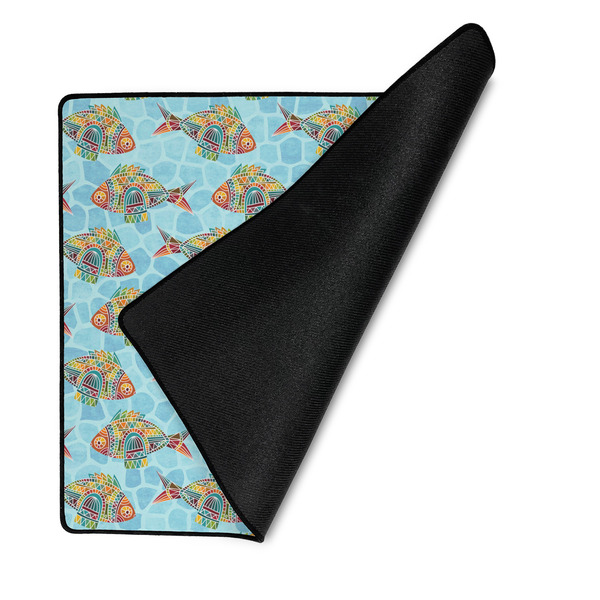 Mosaic Fish Medium Gaming Mats - FRONT W/FOLD