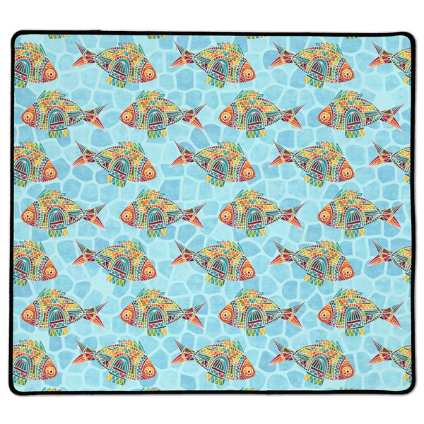 Custom Mosaic Fish XL Gaming Mouse Pad - 18" x 16"