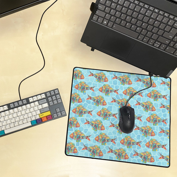 Mosaic Fish Medium Gaming Mats - LIFESTYLE