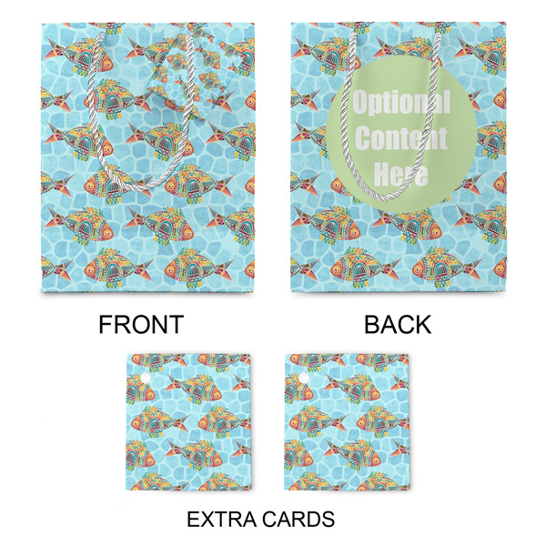Mosaic Fish Medium Gift Bag - Approval