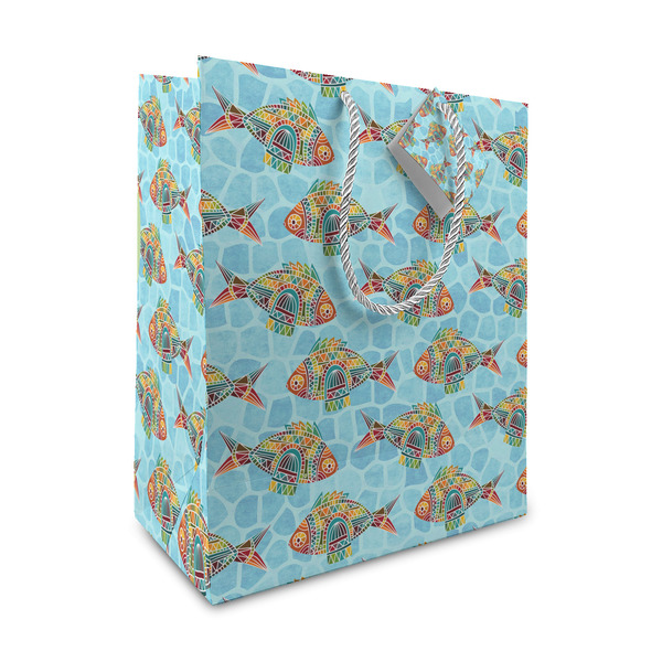 Custom Mosaic Fish Medium Gift Bag