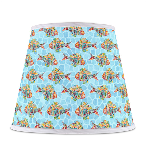 Mosaic Fish Poly Film Empire Lampshade - Front View