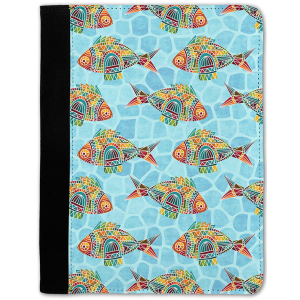 Custom Mosaic Fish Notebook Padfolio - Medium
