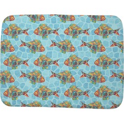 Mosaic Fish Memory Foam Bath Mat - 48"x36"