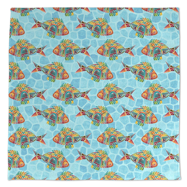 Custom Mosaic Fish Microfiber Dish Towel