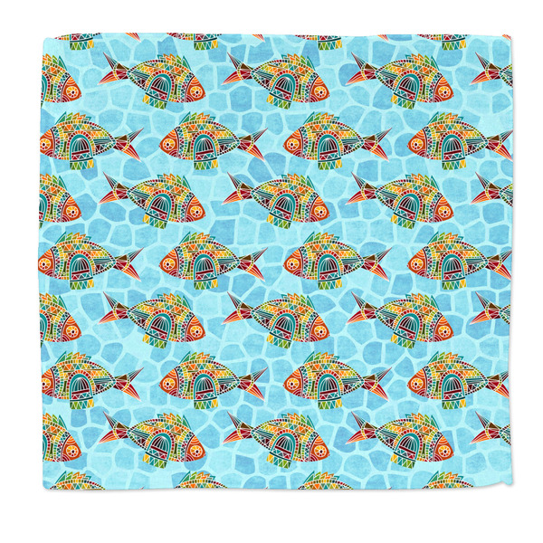 Custom Mosaic Fish Microfiber Dish Rag